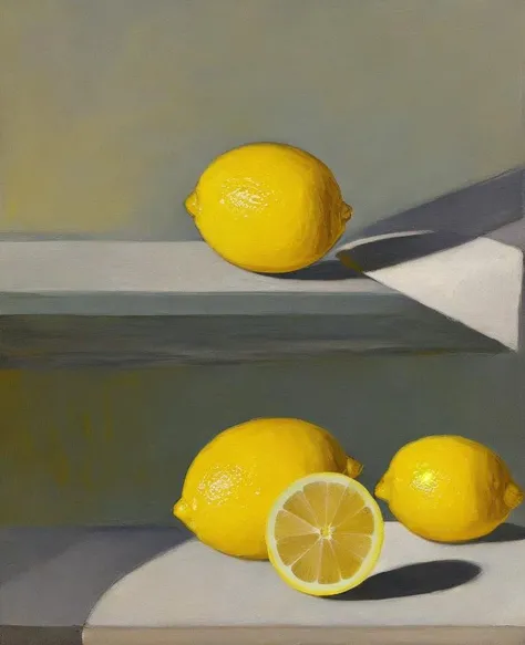 In a philosophical sense, the term "abstract lemon" could be used metaphorically to illustrate the idea of abstraction itself. It could symbolize the process of distilling the essence of a lemon, stripping away specific details and focusing on its fundamental characteristics or qualities.