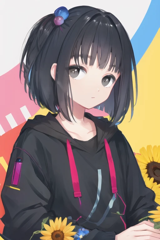 <lora:Amemori_Sayo-000016:1>, masterpiece, best quality, illustration, black hair,