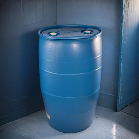 (best quality, masterpiece), <lora:blue_drum:1> blue_barrel, barrel