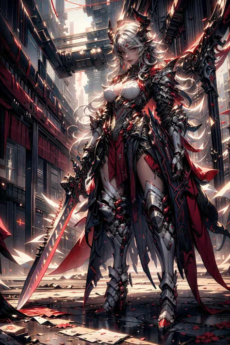 (masterpiece:1.1), (best quality:1.1), (ornate:1.1), (vibrant colors:1.2), BREAK,
(biopunk:1.1), (cinematic:1.0), (epic:1.0), BREAK,
(solo:1.2), (dynamic angle:1.0), (full body:1.0), (demon girl:1.1), (sword:1.0), (demon horns:1.0), <lora:black_and_white_style:0.4>, <lora:MechaArmor:1.2>,