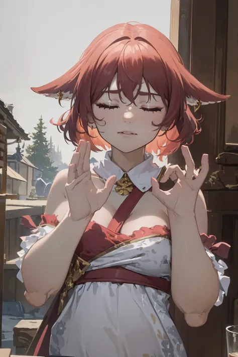 (masterpiece, best quality,detailed, absurdres,high resolution:1.3), <lora:YaeMikoFox:0.75>, girl holding YaeMikoFox, closed eyes, <lora:PachaMeme:1> , (PachaMeme:1.1)