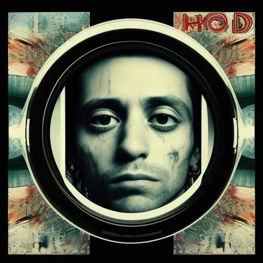 album cover, the world through the eyes of a drug addict