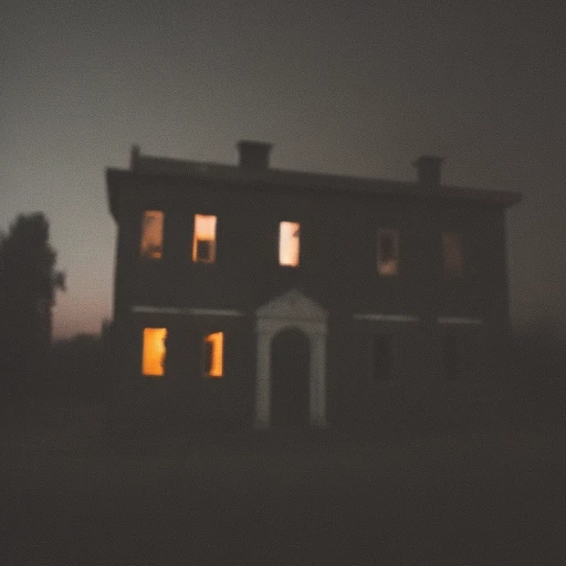 abandoned building at night, creature crawling around <lora:RFKTR_misteryfootages:0.6>