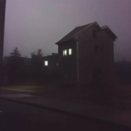 abandoned building at night, creature crawling around <lora:fftage-000001:1>