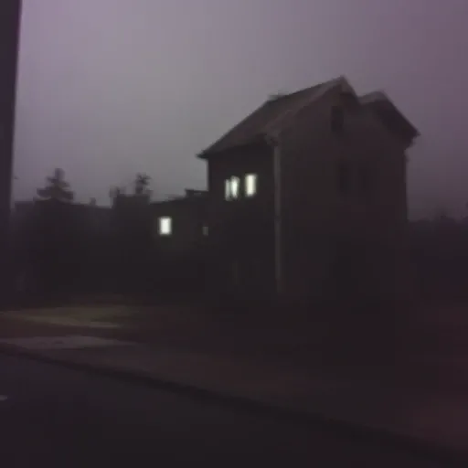 abandoned building at night, creature crawling around <lora:fftage-000001:1>
