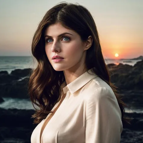a photo of Alexandra Daddario, ohwx woman, cinematic lighting <lora:alexandradaddario_SDXL:0.8>