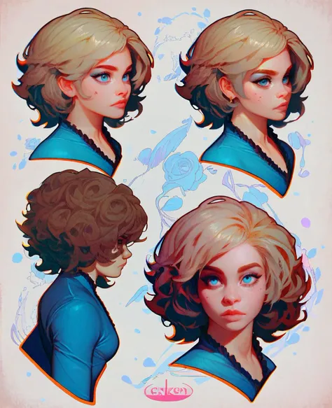 score_9_up, score_8_up, score_7_up, portrait, headshot, multiple views, 1girl, medium hair, Dirty Blonde hair, Misty rose eyes, pale skin, small breasts, gown, leggings
, <lora:IckPot:1>