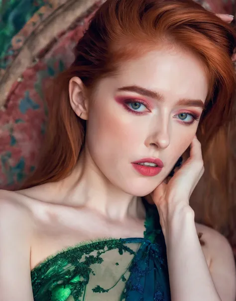 glam photo portrait, (upper body) shot of (Jia Lissa woman) <lora:JiaLissa_SDXL_v1.0:1> detailed film still promotional supermodel magazine shoot, wearing  (highly detailed Valentino  Red carpet gown:1.2), hues of violet, green, blue, atmospheric intensity, serious face, contrapposto, incredibly sharp face focus, Hasselblad X1D II 50C        High resolution, excellent dynamic range, and medium format sensor      Hasselblad XCD 45mm f/4 (45mm, f/4)     ISO 100-25600, 1/125s, f/5.6, 45mm (for a medium shot, award winning, masterpiece