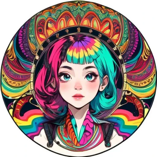 p4a psychedelic 1girl <lora:gnf64_v1_a-lora-e20:1>