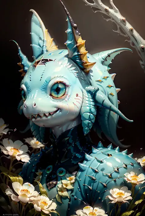 best quality, masterpiece, a portrait of a creaturer <lora:25_preal_1v5_768_0001BD5e_NR128NA128off:0.7> mix_\(shark\),
mix_\(spring\),