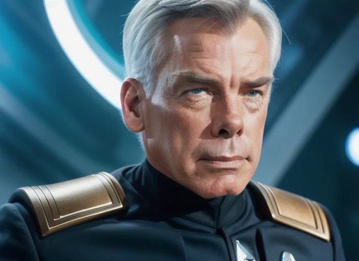 lm1, male, solo, man in star trek costume, masculine, epic > ,  (photo, studio lighting, hard light, sony a7, 50 mm, hyperrealistic, big depth of field, concept art, colors, hyperdetailed, hyperrealistic)      
<lora:LeeMarvin-06:1>