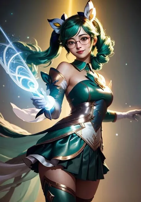 <lora:star_guardian_sona:0.8>, star_guardian_sona, solo, smile,, (magical, magnificent, masterpiece:1.3), (trending on CGSociety, trending on pixiv, contest winner:1.3)