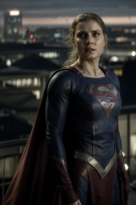 movie still, Supergirl suit, standing, cape, face closeup, city skyline, sharp focus, cinematic shot, (high detailed skin:1.1)
<lora:0more_details:1> <lora:lois_lane_mos_lora_v01:0.9> llane