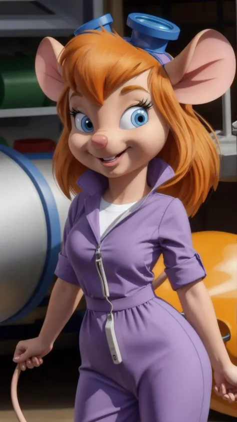 <lora:CARTOON_gadget_hackwrench_ownwaifu:0.8> CARTOON_gadget_hackwrench_ownwaifu, mouse, mouse girl, orange hair, jumpsuit, goggles on head,