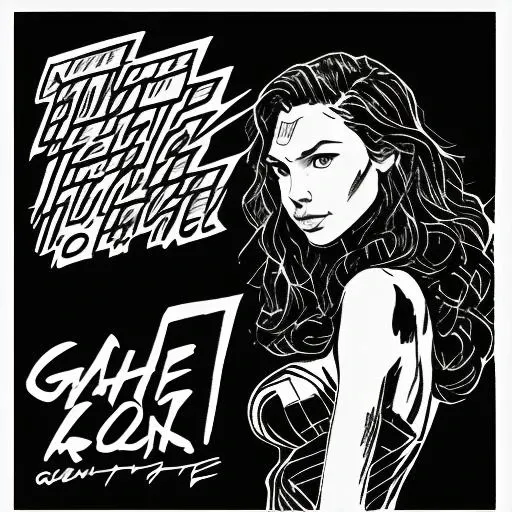 Gal Gadot, drawing by ninapaley-50000