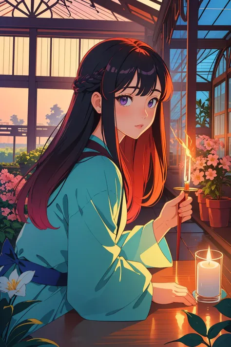 1girl, (designed by Artus Scheiner:1.1) and (Hervé Guibert:1.2) and (Sean Yoro:1.3) and (Hale Woodruff:1.1) , masterwork RAW photo, intricate details, low angle shot of a Cloudy Fluffy Meiji Era ([Chevrolet:Greenhouse:2]:1.3) , it is engraved with Adorable and deep purple patterns, it is with fluorescent print, Uptight The Parthenon in background, lush blossoms and Red giant in background, at Golden hour, shallow depth of field, Illustration, Hopeful, K-pop, Candle light, Slow Shutter Speed, Fujicolor Superia X-TRA 400, macro lens, Oversaturated, silhouette, deep green lightning bolts, UHD, lots of details, grim