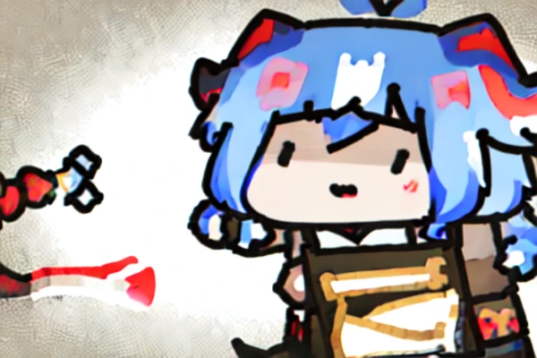 1girl,ganyu \(genshin impact\),archery,running,<lora:childrensDrawingLora_v10:1.4> <lora:ganyuGenshinImpact_v10:0.5>