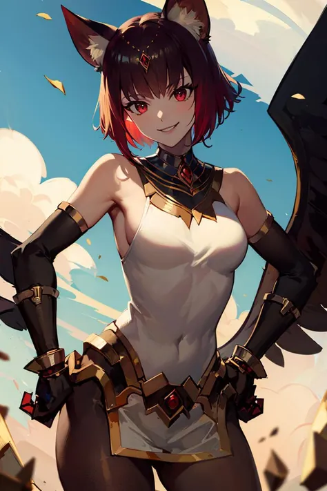 <lora:DigimonAdventure_v10:1> SHUTUMON
GARTER STRAPS
FEATHERED WINGS
SCARF, proportional eyes, (realistic:1.5), extremely detailed, hyper detailed, soft lighting, detailed background, extreme detail background, sharp details, beautiful face, symmetrical eyes, short red hair, short hair, red hair, green eyes, woman, high quality, (full body:1.3),
