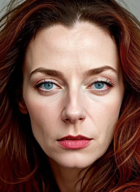 close up portrait of sks woman , by Flora Borsi, style by Flora Borsi, bold, bright colours, ((Flora Borsi)), by Imogen Cunningham, <lora:lora-small-michelle-gomez-v1:1>