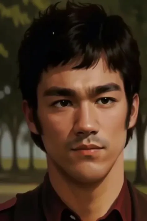 photo of a (men), serious look ,standing at (park), portrait photo, (closeup:1.2),best quality, masterpiece, <lora:li_20230618150322:0.8>