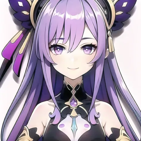 datou,(white background,solo,upper body,shiny:1.3),smile,
purple hair,pueple eyes,long hair,
