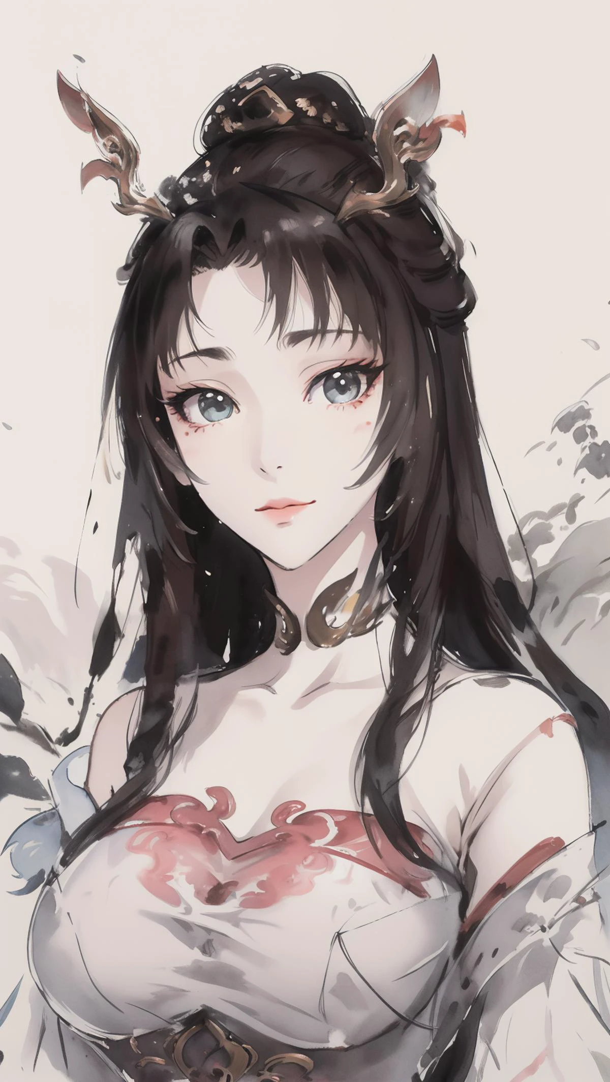 <lora:tianhuxianzi:1>,tianhuxianzi,
china guzhuang,snowing,war,
<lora:Freehand_Brushwork:0.5>,<lora:bg_imgs-10:0.2>,bg_imgs,<lora:zyd232_InkStyle_v1_0:0.4>,zydink,(monochrome:1.2),ink sketch,(see-through:1.5),beautiful detailed glow, (detailed ice), beautiful detailed water,, best quality , masterpiece, illustration, an extremely delicate and beautiful, extremely detailed ,CG,unity,8k wallpaper, Amazing, finely detail, masterpiece, best quality,official art,extremely detailed CG unity 8k wallpaper,absurdres, incredibly absurdres, huge filesize , ultra-detailed, highres, extremely detailed,beautiful detailed girl, extremely detailed eyes and face, beautiful detailed eyes,light on face,