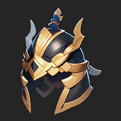 game icon institute, game icon, touikui, helmet, no humans, (black background:1.2), transparent background, weapon, <lora:game icon institute_toukui_v1:1>