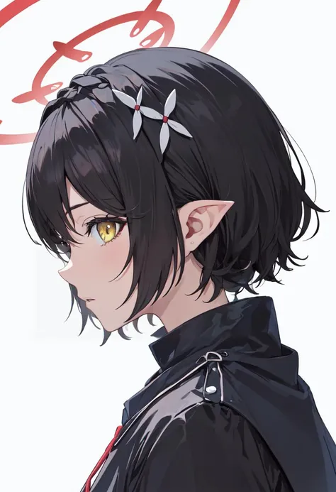 (safe:1.10), best quality, masterpiece, highres, solo, (ayane_bluearchive:1.10), profile, from side, upper body, 13 <lora:ayane_bluearchive:0.80>
