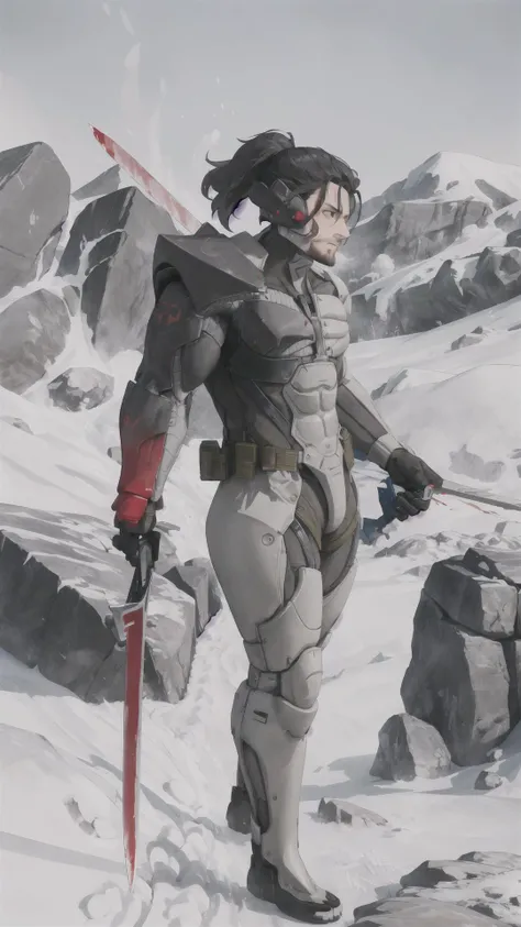 <lora:JetstreamSam:0.8> JetstreamSam, 1boy, cyborg, bodysuit, beard, BREAK,
Memories broken, the truth goes unspoken,
I've even forgotten my name,
I don't know the season or what is the reason,
I'm standing here holding my blade,
A desolate place (place),
Without any trace (trace),
It's only the cold wind I feel,
It's me that I spite as I stand up and fight,
The only thing I know for real,
There will be blood (blood) shed (shed),
The man in the mirror nods his head,
The only one (one) left (left),
Will ride upon the dragon's back,
Because the mountains don't give back what they take,
Oh no, there will be blood (blood) shed (shed),
It's the only thing I've ever known,
Losing my identity,
Wondering, "Have I gone insane?",
To find the truth in front of me I must climb this mountain range,
Looking downward from this deadly height and never realizing why I fight,, masterpiece, best quality, extremely detailed, highly quality, 4k, sharp focus, professional, sharp focus, award winning, cinematic lighting, octane render, unreal engine, volumetrics dtx, Wallpaper,