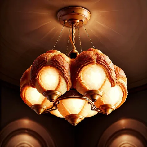 CroissantStyle ceiling lamp <lora:CroissantStyle:0.6>