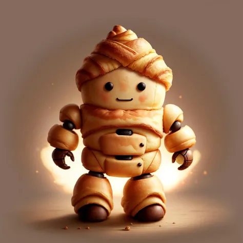 CroissantStyle  robot <lora:CroissantStyle-000006:0.5>