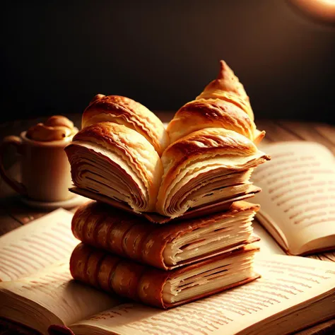CroissantStyle Books <lora:CroissantStyle:0.6>