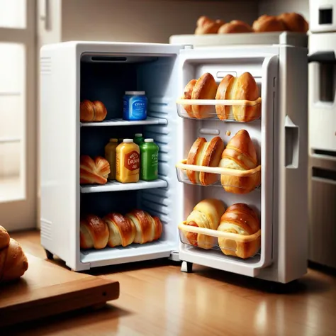 CroissantStyle Refrigerator <lora:CroissantStyle:0.6>