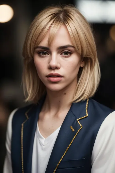 photo of (suk1w4terh0use:0.99), a woman, perfect blonde hair, award-winning photo, sfw, wearing track suit, 70mm, f/8, ((auto focus, color, DOF, Aperture, 8k uhd, dslr, cinematic lighting, insanely detailed and intricate, photographed by a Nikon Z7 II Camera, character, hypermaximalist), (looking at viewer:1.3), appealing, attractive, amative, perfect skin, (detailed background), hyper realistic, super detailed), (DOF, blurry background, bokeh), epiCPhoto, <lora:add_detail:0.5>