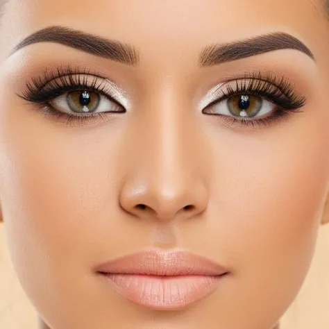 a beautiful woman's face.