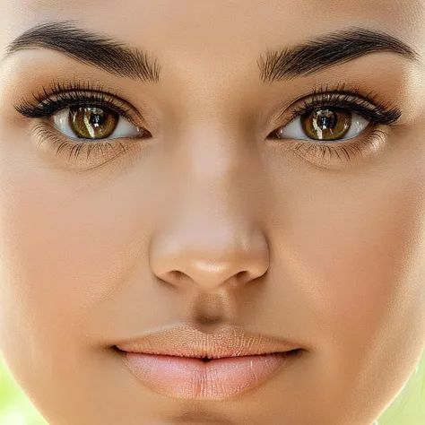 a beautiful woman's face. (embedding:cosmos:1.5)