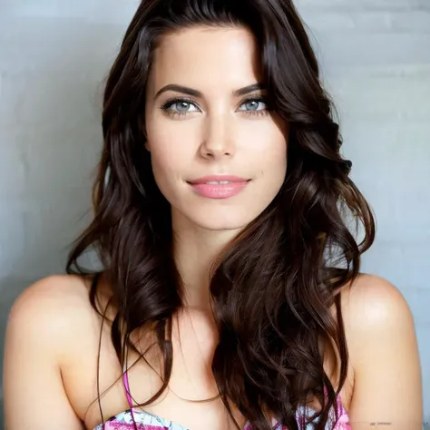 a photograph of brunette (LylaGarrity:0.99), Wearing a white tank top under a black cardigan., (lips:0.553992509841919),(portrait:0.4834848940372467),(brown hair:0.35802650451660156),(necklace:0.48045986890792847),(jewelry:0.3855304718017578),(realistic:0.9784675240516663),(brown eyes:0.9084325671195984) with a necklace,(long hair:0.41702601313591003),(looking at viewer:0.5157393217086792),(solo:0.9111350178718567), detailed face, high quality, 8k uhd, leica 50mm