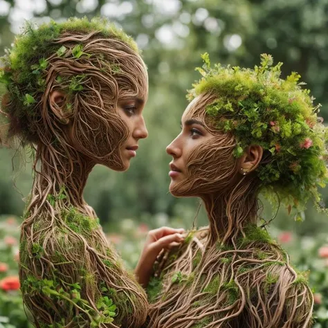 real, (realistic), super detailed, (4k), 8k, pl4nt_91rl_l0v3 <lora:plant_girl_love:0.6>