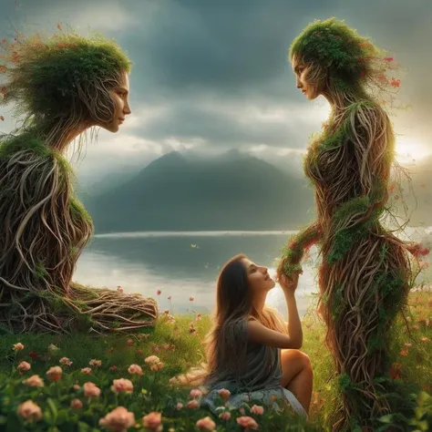 real, (realistic), super detailed, (4k), 8k, pl4nt_91rl_l0v3 <lora:plant_girl_love:0.8>