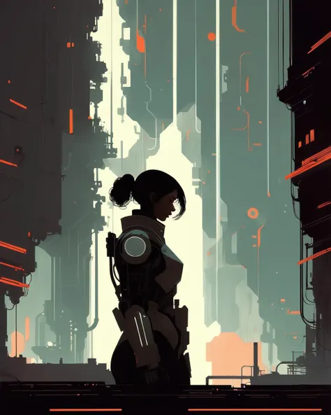 1 girl, cyborg, battle, factory
dark fantasy
detailed , shadows, dramatic lighting,
Alessandro Gottardo