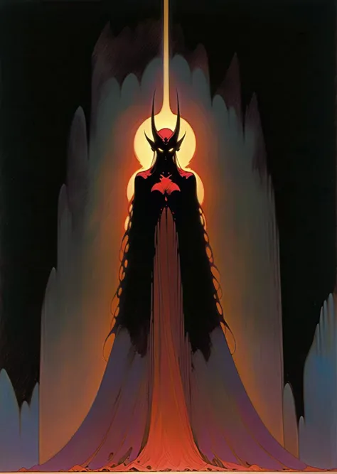 1 succubus , glowing eyes, detailed, colorful, blood ritual, dramatic lighting, shadow,
(best quality)
art by Jean Giraud
