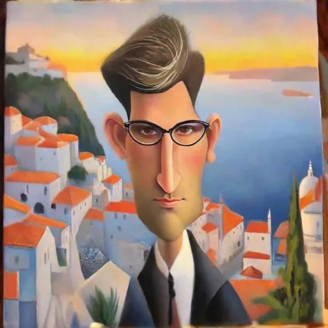 kru3ger_style
painting, Andrej Plenkovic wearing eyeglasess, Illusionist, Lapel Pin, inside Dubrovnik, at Twilight, split diopter, F/2.8, <lora:sebastiankrueger-kru3ger_style-000007:1>