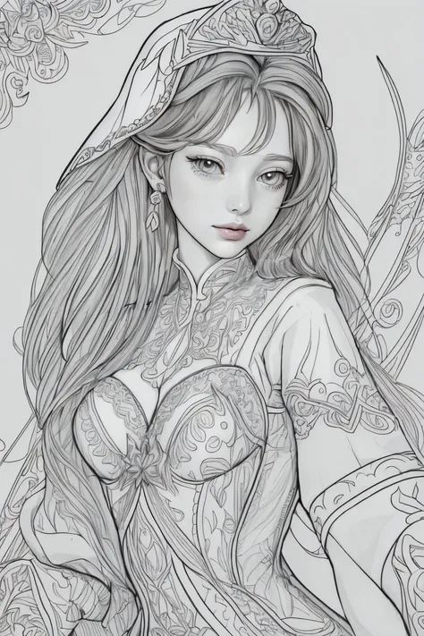 <lora:AnastasiaCebulska_v1:.9> AnastasiaCebulska coloring book line art