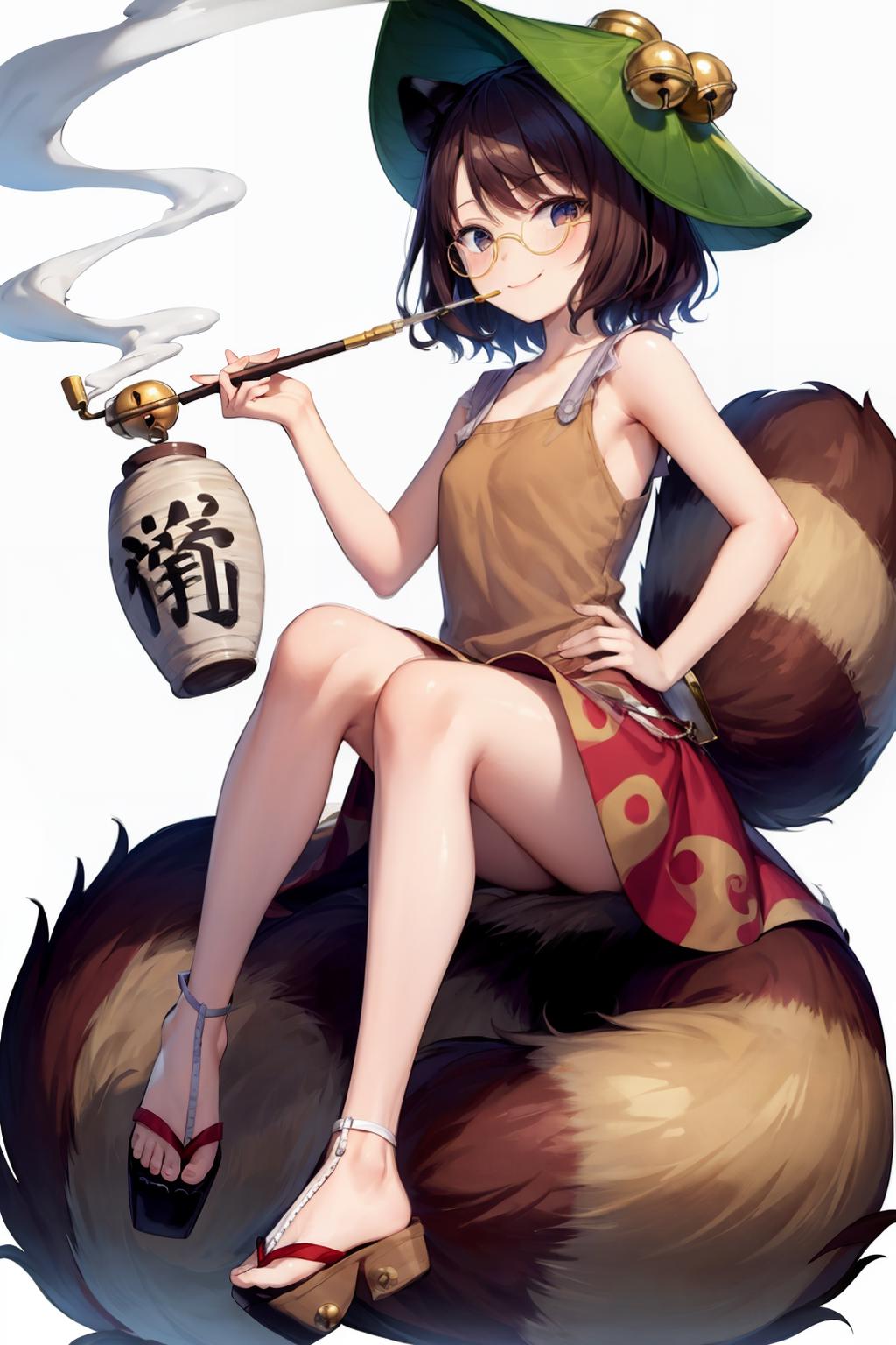 futatsuiwa mamizou (touhou) 二岩貒藏 东方project v1.0