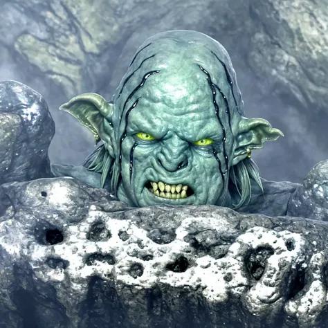 grotesque orc monster, sub surface scattering, shiny wet skin, bleeding eyes  <lora:EdobOrc_v1.0:0.8>