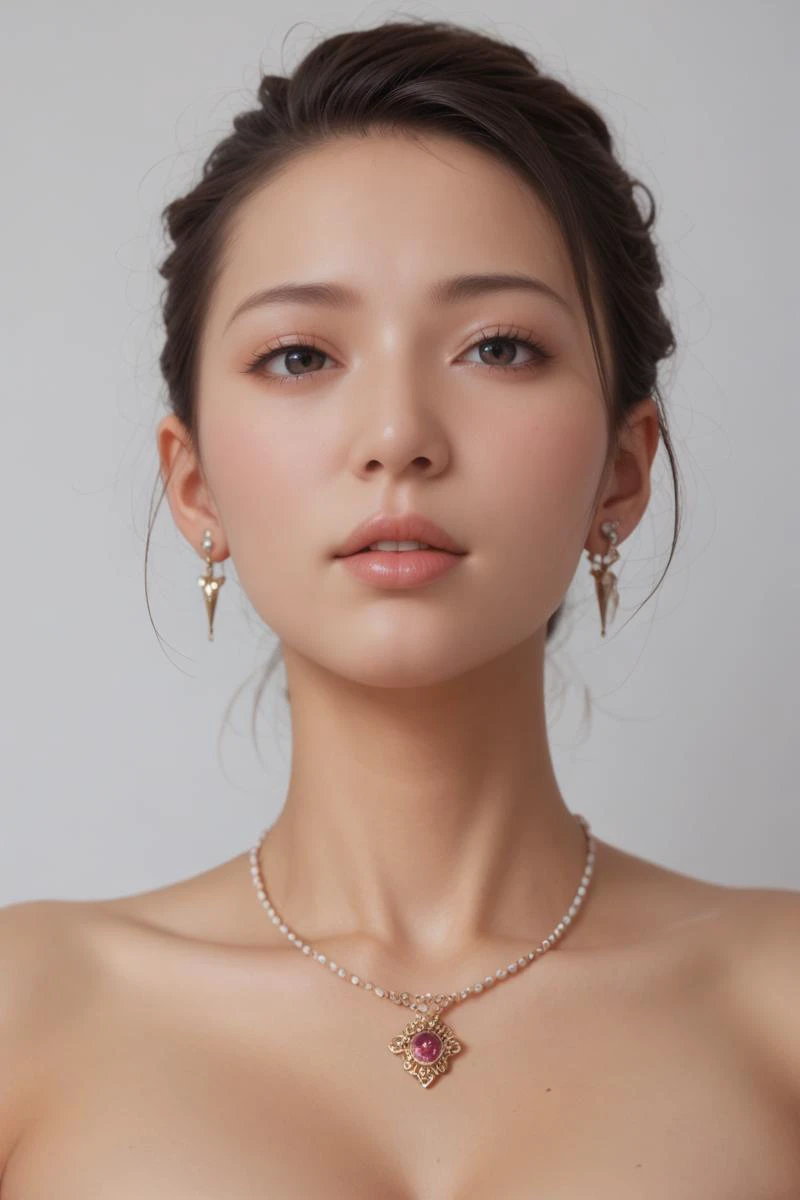 score_9, score_8_up, score_7_up,beautiful woman, 20 years old, japanese, Detailed Skin Textures and detailed skin pores ,(Detailed glans) and beautiful mouth and face, earrings, necklace,