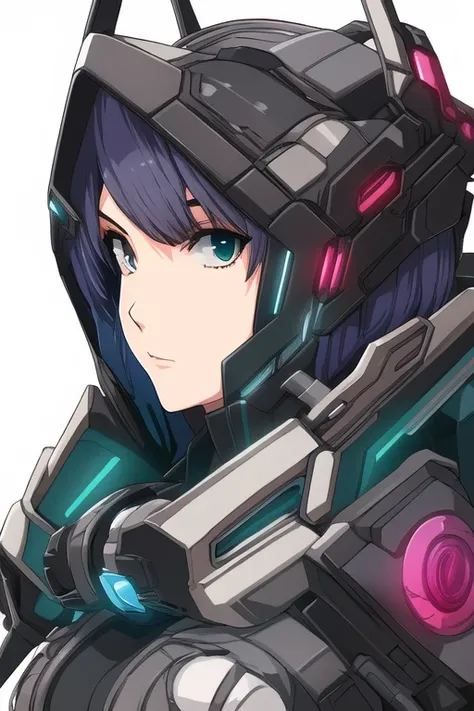 trails, ((masterpiece, best quality)), (half body portrait:1.2), facing viewer, beautiful, (1 person:1.2), cyberpunk, detailed eyes,8k, absurdres, whitebackground <lora:trails_cb_nocaptions:1>