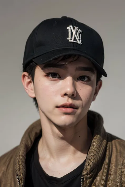 masterpiece, best quality,
1boy,aron,<lora:aron_20230722234734:0.7> ,portrait, simple background,
baseball cap,front,looking at viewer,