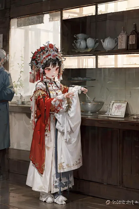 (upper body: 1.5),(white background:1.4), ((tachi-e)), original,(illustration:1.1),(best quality),(masterpiece:1.1),(extremely detailed CG unity 8k wallpaper:1.1), (colorful:0.9),(panorama shot:1.4),(full body:1.05),(solo:1.2), (ink splashing),(color splashing),((watercolor)), clear sharp focus,{ 1girl standing },((chinese style )),(flowers,woods),outdoors,rocks, looking at viewer, make happy expressions,soft smile,pure,beautyfull detailed face and eyes,beautyfull intricacy clothing decorative pattern details, black hair,black eyes,