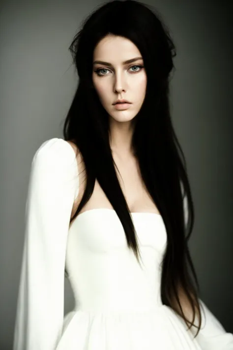 <lora:Alina_Rin_v2:0.85> Tim Walker style award winning intrinsic detail dreamscape photo-art high fashion portrait style of a female supermodel with stylized modern hair in John Galliano fashion design in a high fashion studio, hd, 8k